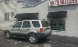 2003 Ford Escape XLT 4WD 3.0V6 Automatic Ice cold air power locks, windows mirrors am/fm/cd with 104 K miles
value priced well below book price $5195
Ski's Motors
6048 W Central Ave across from Yark Jeep
Toledo Oh 43615
419-386-2848
www.skiscarstoledo.com