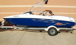 Length (feet): 21.0
Engine make: Yamaha
Beam (feet): 8.0
Hull material: Fiberglass
2003 Yamaha AR210 With wakeboard Tower,and twin motors also a full Pa System and Infinty Radio Cd Player that sounds great.the boat is super nice and clean,has some