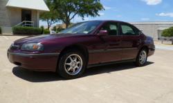 This 2004 Chevy Impala just arrived and it will sell quickly. This full sized Chevy sedan runs and drives great. The paint still has a showroom shine and the interior is very clean. This A/C is cold too. If you have been searching for an affordable Chevy