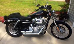 2004 Harley Davidson Sportster 883 XLC. This is a carbureted model and the first year the engine was rubber mounted. It has close to 7800 miles. I am the second owner, bought with 2200 miles on it in 2008. Oil has been changed 4 times since I bought it