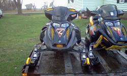 I have a 2005 machz 1000 skidoo for sale; It has EFI,studded,reverse. 2000 something miles on it,ill have to start to see exactully.It is in very good cond.,stock and very fast.172hp from the factory.