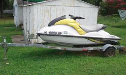 I have a 2005 Yamaha Wave Runner with trailer for sale. Serviced in June, 2012. Current decals and tags. Asking $4,000.00 for both.