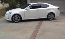 2006 Lexus is 250 White Ext with Tan the car has Very Good Tires Paint in Xlnt Cond , Tan Int Great Cond has Passed Smog and just had Oil change
Asking $ 14,350 OBO Please call&nbsp; Scott from 9 am until 9 pm -