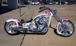 2007 Big Bear Chopper "Mis Behavin"----- &nbsp;
6 SPEED BAKER BRAND TRANSMISSION
SUPER CARB
My Mis Behavin ProStreet is desired by enthusiasts who want to ride a Big Bear Chopper with a shorter wheelbase and less rake than the others in the fleet, for