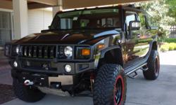 2007 Hummer H2 SUT, lifted custom 20" wheels, winch and exhaust. 39500 miles, beautiful truck very unique. Nav. System, Backup camera, Dual rear entertainment system, sunroof. $40,000.00 obo, still under factory warranty. For more information call