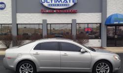 2008 Chevy Malibu LT - V6 Motor - Silver with Two Tone Black Leather Interior - Seats are Leather and Suede, Moon Roof, Heated Seats, ONSTAR, Tinted Windows, CD Player, Car Runs and Drives Excellent!! New Car Trade!! Must See Car!! Will NOT Last Long!