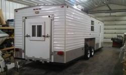 I have a 28' 2008 Fish House/ Toy Hauler/ Camper for sale. Original Owner. It is loaded with all kinds of option's custom built, Hand crafted by me inside.Too many things to list, please call for more details.
&nbsp;
INTERIOR FEATURES: Running Water