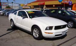 2006 FORD MUSTANG &nbsp;DELUX. V6 ENGINE . AUTOMATIC. POWER WINDOW. POWER DOOR LOCK. ALLOY WHEELS. AIR CONDITION. CD PLAYER.
WE ARE THE BANK 
WE FINANCE &nbsp;ANYONE ON APPROVE DOWN PAYMENT 
Minimum down is 1500.00. 
http://vannuysauto.com
