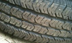 225/75/R16 Stock rims and tires off a 2009 Jeep Wrangler Tires have less then 2 months wear