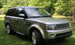 2010 Land Rover Range Rover Sport HSE Lux 4x4 ? personal telephone-bluetooth integration system, premium navigation system w/ touch screen, voice control for audio and navigation, voice recognition & driver microphone, 480 watt Harman/Kardon audio system