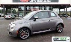 Energy-efficient and cost-effective, this 2012 FIAT 500 Sport is powered by a fuel efficient Gas I4 1.4L/83 engine that actually saves your hard-earned money. Its Automatic transmission averages 34 highway mpg and 27 city mpg! It's outfitted with the