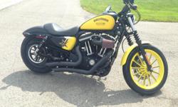 This is your chance to own a one of a kind Limited Edition 2013 Harley Davidson Sportster 883! This bike will turn heads everywhere you go! 650 MILES!!! Over $2,000 in extras!!! Black Forward Controls, Vance and Hines Big Radius Exhaust, K&N 63-1126 Air