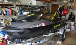 Loaded, Sea Doo GTX -260 limited edition, comes with 2015 triton Trailer, Cover, and 2 matching life jackets. Coast guard equipped, garage kept. VERY FAST ski, less than 20 hours on the motor, purchased at Riva Motor Sports for $20,000 with Trailer. Firm