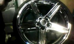 20" Chrome I-Rock Wheels lug pattern 5-4-3/4,Low profile Good Year tire's M&S 225/35zr20 90w.Wheels fit on Camaro,Montecarlo,S10 blazer or truck.phone calls only,leave message if no ansewer.