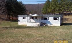 Septic, water, electricity, spring, garage and older model doublewide. Internet available. 9 miles from I77. Abundant wildlife. Peaceful and quiet. Below assessment value.
