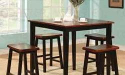 5 PIECE PUB-STYLE/COUNTER HEIGHT DINING ROOM TABLE & CHAIRS SETS ARE ON SALE NOW!! <<<---
YES!! WE DELIVER!!
YES!! WE'RE OPEN LATE!!
CALL TO RESERVE YOURS TODAY!
OR COME INTO OUR WAREHOUSES TO PICK YOUR SET TODAY!!
CALL: 858-519-6050
MANY OPTIONS