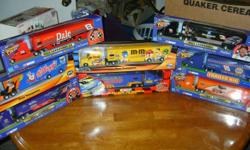 8 Nascar Big Rig Transportors ** 20.00 each or best offer for all thx fell free to e-mail anytime
