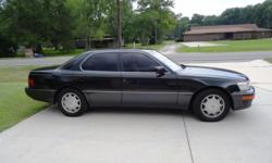 Lexus LS 400 ORIGANAL PAINT, MILES JUST OVER 180K. THIS CAR IS IN GREAT SHAPE. NOT MANY LEFT LIKE IT IN THIS ORIGINAL CONDITION, THIS CAR IS A HARD TO FIND COLLECTABLE. IT HAS COLD A/C, CLEAN INSIDE AND OUTSIDE. THE Lexus LS 400 HAS VERY CLEAN LEATHER AND