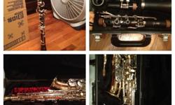 Have an Alto Sax and Clarinet. &nbsp;Asking $950.00 for the Sax and $400.00 for the Clarinet. &nbsp;Both in execellent condition.