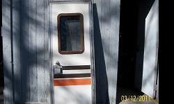 Alum. Door with screen door removed from a 24 ft. motor home. Its ready to be installed