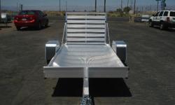 New or Used
GVWR: 2,000 lbs
Empty Weight: 360 lbs
Payload Capacity: 1,640 lbs
Bed Width: 54 inches ( 4ft 6 inches )
Bed Length: 120 inches ( 10ft )
Rubber Torsion Axle: 2,000 lbs
Side Stake Pockets: 4 total, 2 per side
Wheels: Aluminum 13 inch 5 bolt