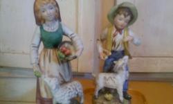 Old. Excellent condition. Stamped handpainted ARDALT Japan. $25.00 each or $45.00 for the set. $15.00 shipping.
msadler2004@yahoo.com and enter boy,girl in subject line. Mary Sadler, POB 464, Jonesboro, IL. 62952