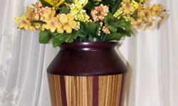 Hand made hardwood vases using hardwoods from around the world. Please visit www.hardwoodvases.com&nbsp;. Free shipping. U.S.A. Made.