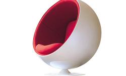 Ball Chair on sale at sit down New york
Dimensions:
Diameter: 48", Height: 52", Depth: 36"
Please note: The Ball Chair will not fit through doorways less than 31.5" wide.
Ball Chair by Eero Aarnio 1966
The Ball Chair - or Globe Chair as it's called