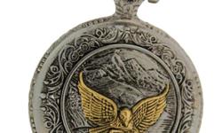 This is a Brand New, Unused, Unworn American Bald Eagle Theme. Antique Motif Pocket Watch-w/Chain. A Great Gift! The Outside is artisan Etched/Engraved Beautifully. A Collectors Item.
YOURS HERE FOR $14 + FREE BATTERY-SHIPPING AVAILABLE
QUESTIONS CALL