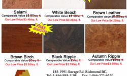 CE certified cork uniclic joint *cork flooring* start $2. 69/SF
PU Coating 12"x24"x3/16" Glue down cork tile start $1.78/SF
icorkfloor.com
1866(998--1198)
*Free sample* to you home.
*Free shipping* the terminal of GRAND RAPIDS at 4600 CLYDE PARK AVE SW