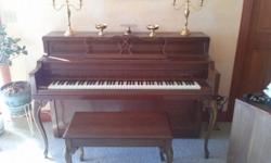 The piano is in great condition, still in great tune, and in like new condition. im asking 2,000.00 for it because when i checked on value its worth 3,800.00-4,000.00 only reason im getting rid of it is because of not haing enough room for it where im