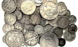 We pay CASH for your old dimes, quarters, half dollars, dollars (1964 & older)!
Dimes = $0.80, Quarters = $2.00, Half Dollars = $4.00, Dollars $8.00.
Get fast CASH. Check that old coin jar today!
Thanks!