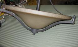 STYLISH OIL RUBBED BRONZE CEILING LIGHT FIXTURE. ONLY USED A FEW MONTHS..PERFECT CONDITION! MEASURES 20" ROUND.