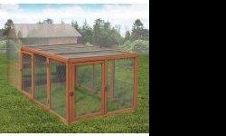 Several Styles to choose from. or build your design. The Standard Run with handles to move around the yard its diminisions are 30" x 30" x 8' long its price 145,00.. The Chicken Coop with easy egg access in rear 4'x4'x5' its price 325.00. also I offer The