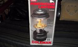 Coleman Powerhouse dual mantle gas lantern,Brand New in box with all papers.$65 firm,by owner.813-442-4853 leave message,in N. Tampa.