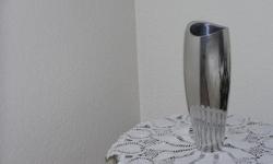 Nambe' alloy vase Collectible. This vase was designed by Karim Rashid in 1994