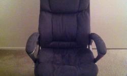 Computer chair - gray microfiber - great condition - bought it new 4 months ago - selling because I'm moving out of the area - located near South Point casino - call 570 702 1885