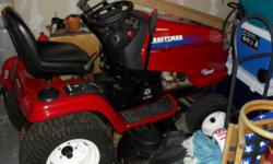 Craftsman GT5000 mower/tractor. 48" cut. Excellent condition. Comes with 50"X30" dump cart, tiller, and grader blade. Also adjustable hitch included. Price reduced!!! Serious inqueries only. Package deal.