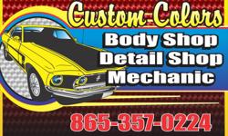 We offer a variety of services. We are celebrating the opening of our new location in North Knoxville. 2025 Dutch Valley Rd. Knoxville,TN. 37918. Detail Shop prices range from $19.95-$149.95. Body Shop and Service Center prices vary according to services