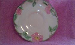 Franciscan Desert Rose saucers for teacups. Family heirloom. Excellent condition. $15.00 each. 4 available.