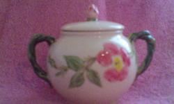 Franciscan Desert Rose covered sugar bowl. Family heirloom. Excellent condition.