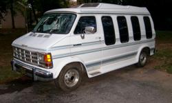 "As Is" Cash Only
1992 B250 Ram Mark III Conversion Van
Mileage: 176,510
Engine: V* 5.2 Liter V8 OHV Fuel Injected Engine
Transmission: Automatic with Overdrive Option
Specifications:
Power Steering
Tilt Steering Wheel
Air Conditioning: Dual Control Front