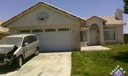 East Side Six Year old Home for Sale!
This is a short sale. This listing price is now guarantee.
Addrees: 36850 57th St East Palmdale CA. 93552
This home was built in 1994 has total square foot of 1113. It
comes with a gas stove and a dishwasher. There