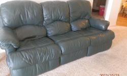 * Leather sofa with 2 recliners & cup holders
* Excellent condition, hardly used
* Move out sale. See pictures. It's beautiful!
* Very good deal at this price
* Phone #:&nbsp;
Avoid scams and fraud
Signs of fraud: wire transfer, money orders, cashier
