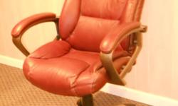 Caramel color executive office chair. like New. Hardly used. Mr. Green 318-387-4600