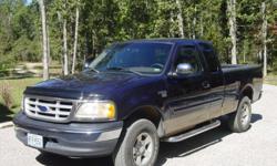 F150 Ford Pickup XLT, 1999, 4.6 Triton motor, automatic transmission, cold air conditioner, short bed, posi-trac, good tires, new battery, new alternator, new heater core, 115,000 miles, AM/FM CD player Kenwood, excellent condition, super clean interior,