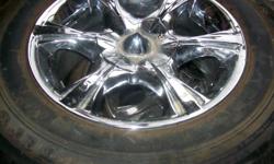4- Firestone tires. Just like new, bearly used. With sport crome Rims.
P215/70R15
(850)892-3144.