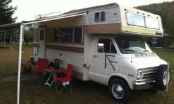 1973 dodge ver cute my first rv! Time to get a bigger one!!! Fitmy family of four very nicely. Shes an old one but a good one. Very good times and nakes a great starter camper! 44,000 miles and all amendities! $2300 or best offer...call or email me...
