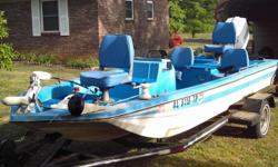 1979 Randall Craft 16' fiberglass bass boat well, maintained, 70 hp force engine recently tuned and serviced.. 2 live wells, new battery, new carpet, 2 captain fishing seats 2 cruise seats, steering wheel drive
tilt & trim..
serious inquires only