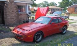 I have a Porsche 944 for sell the body and interior are in fair condition needs engine work call or text me at 708-704-9460 can also send more pics